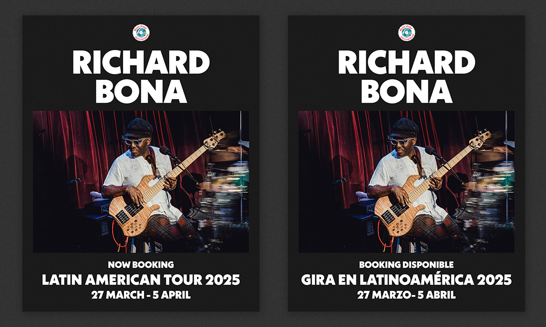 Now Booking: Richard Bona Asanté Trio | Latin American Tour 2025